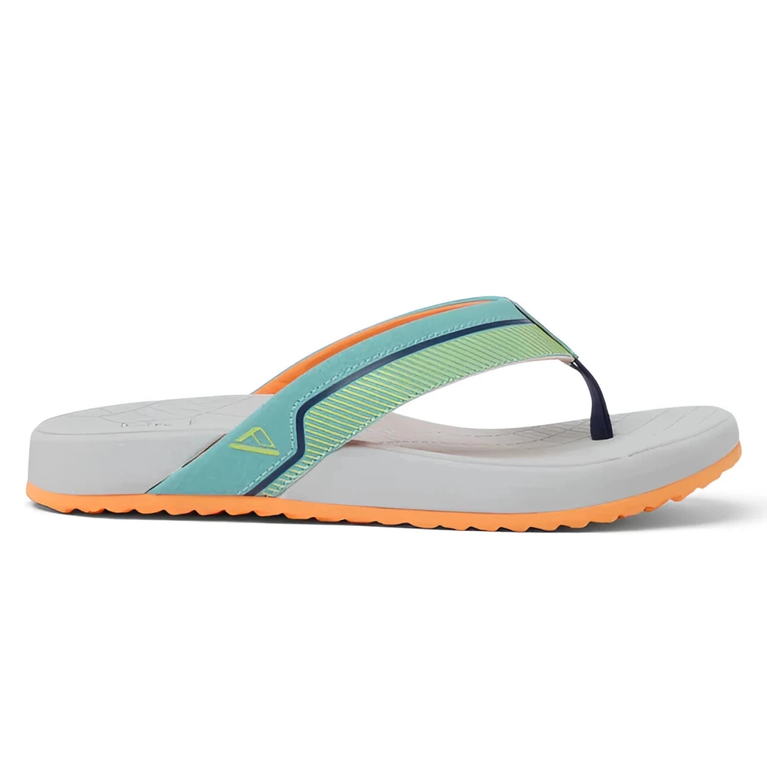Reef Kid's Windswell Sandals in tropic/grey, side view