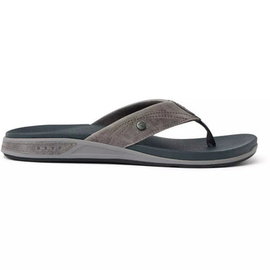 Reef Men's Phantom Lux Sandal in grey, side view