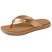 Reef Women's Sunny Farrah Sandals in sunset bronze, outside view