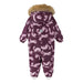 Reima Baby Lappi Waterproof Reimatec Snowsuit in deep purple, flat back