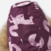 Reima Baby Lappi Waterproof Reimatec Snowsuit in deep purple, hood detail back view
