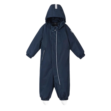 Reima Baby Puhuri Waterproof Snowsuit in navy, front view