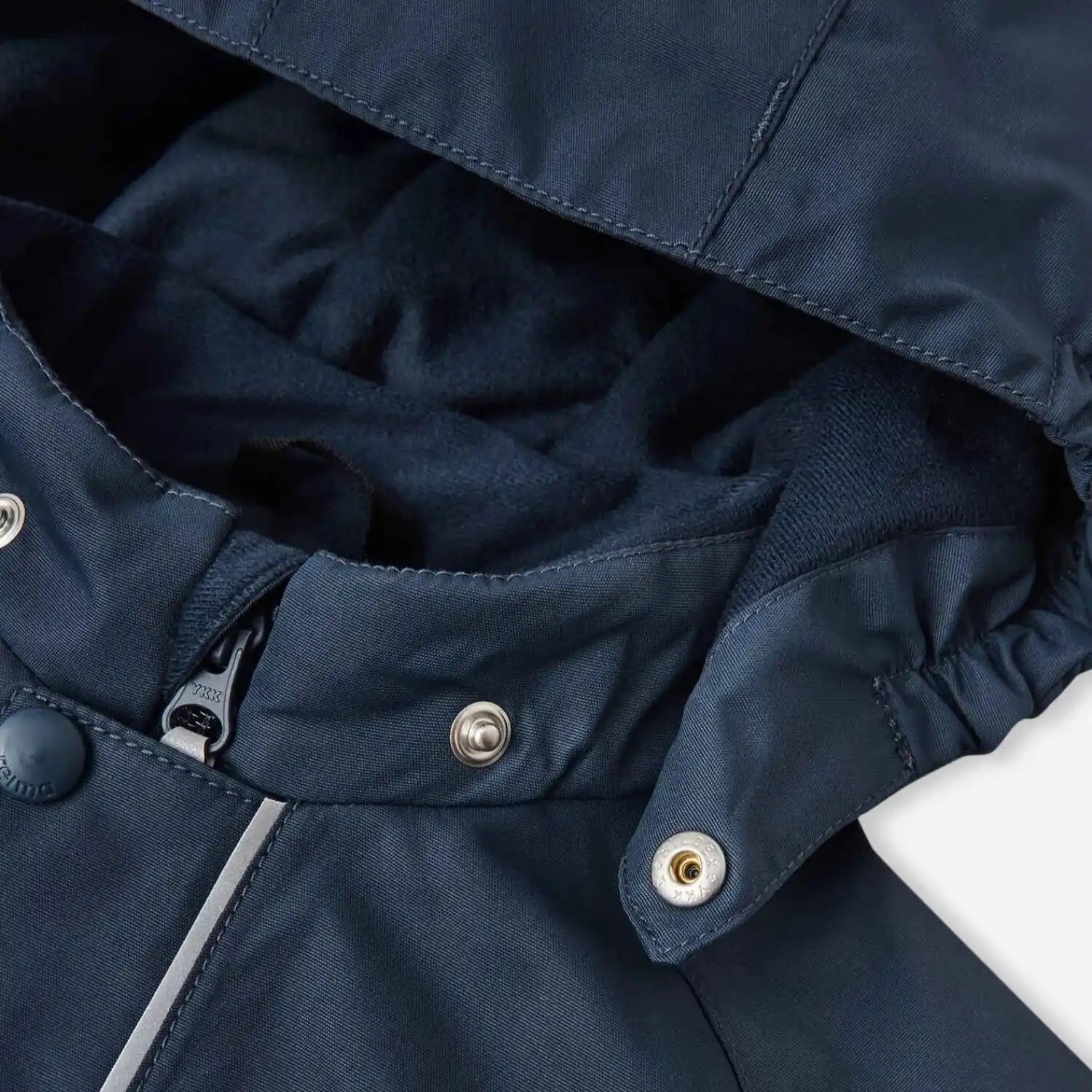 Reima Baby Puhuri Waterproof Snowsuit in navy, front view