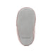 Robeez Pretty Pearl Soft Soles shown in the Pink color. Bottom view.