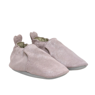 Robeez Pretty Pearl Soft Soles shown in the Pink color.