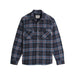 Royal Robbins Men's Snowcap Lined Flannel Long Sleeve Orion Rush Creek Flat Front View