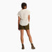 Royal Robbins W's Oasis Short Sleeve, Undyed, back view on model 