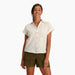 Royal Robbins W's Oasis Short Sleeve, Undyed, front view on model 