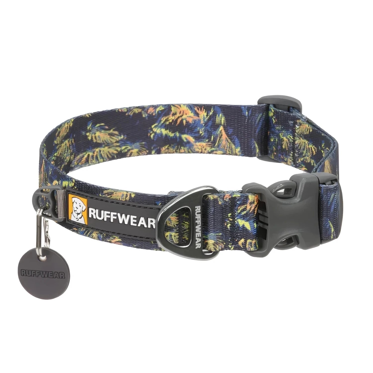 Ruffwear Front Range™ Dog Collar in deep jungle, front view
