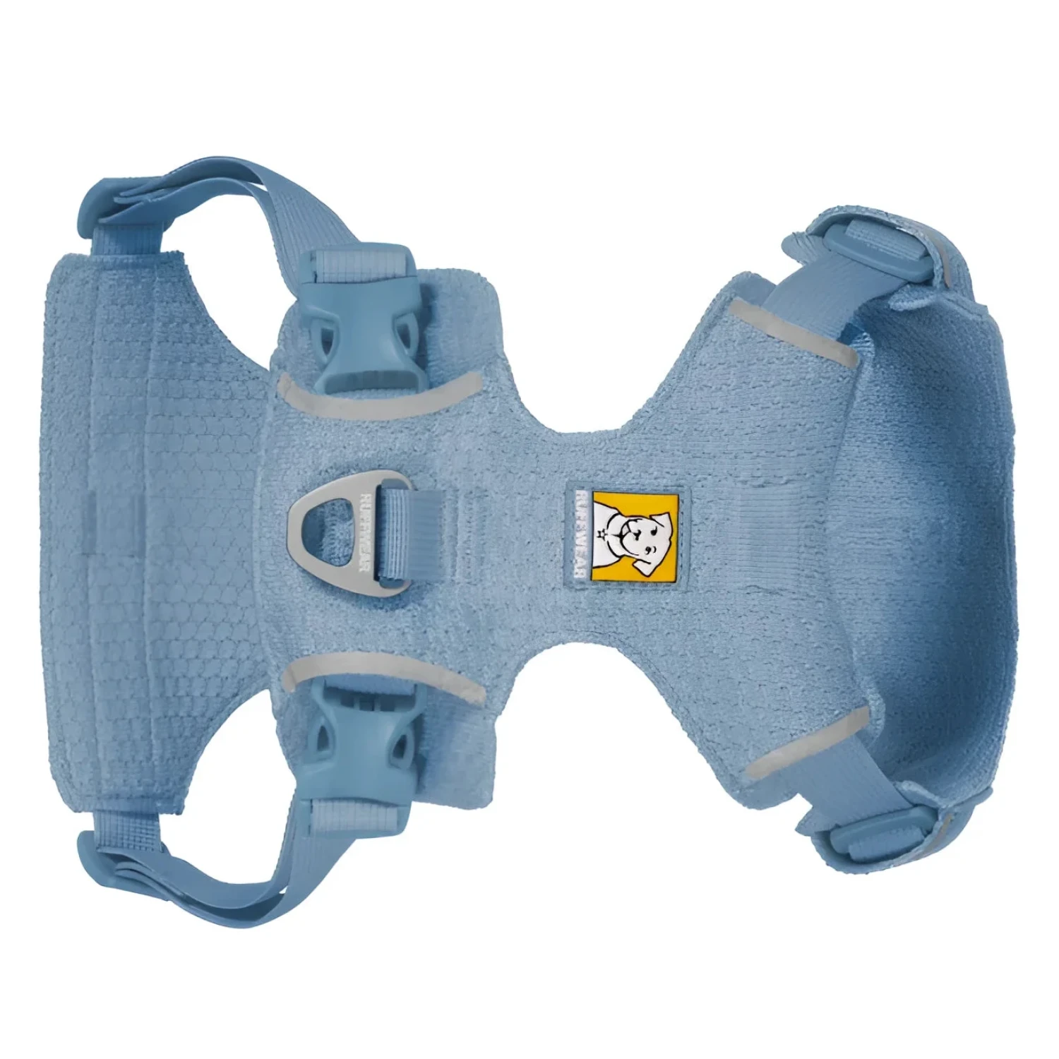 Ruffwear Front Range® Flex Harness in polar blue, top view