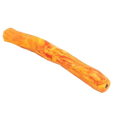 Ruffwear Gnawt-a-Stick Dog Toy in salamander orange