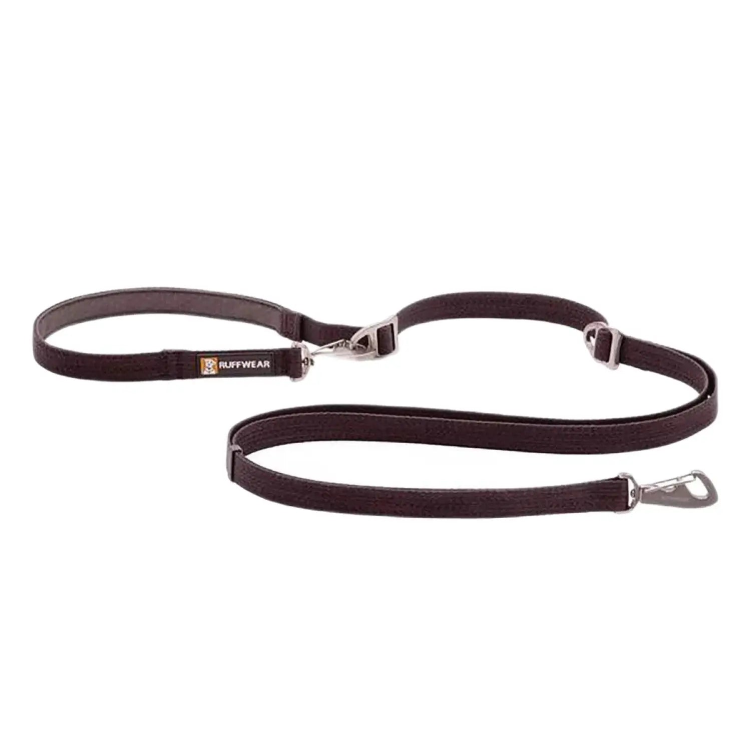 The Ruffwear Switchbak™ Double-Ended Dog Leash shown in the Granite Gray color option.