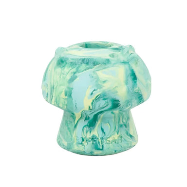 Ruffwear Toadstool™ Dog Toy in moss green, front view