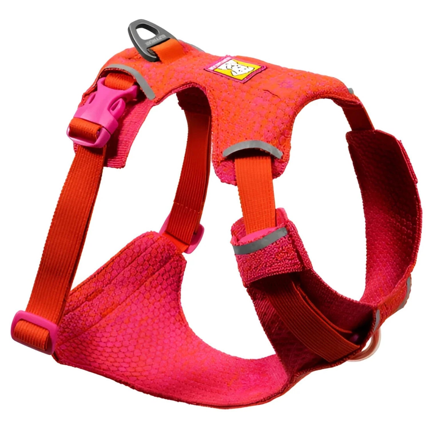 Ruffwear Front Range® Flex Harness in rose violet, front angled view