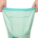 Rumpl Original Puffy Blanket in seascape ridge mountains, stuff sack detail