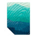 Rumpl Original Puffy Blanket in seascape ridge mountains, flat front view