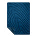 Rumpl Original Puffy Blanket in seascape ridge mountains, flat back view