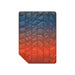 Rumpl Travel Puffy Blanket in volcanic fade, flat front view