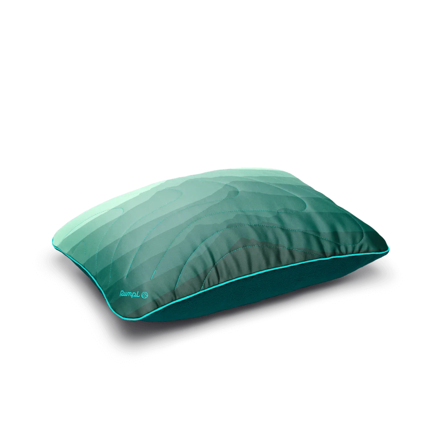 Rumpl The Camp Pillow in Cascade Fade, flat view