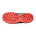 Salomon Kid's XA Pro V8 Waterproof Shoe in plum kitten/turbulence/fusion coral, sole view