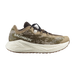 Salomon Men's Aero Glide 4 GRVL Running Shoes in safari, vanilla ice & dark earth, side view