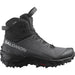 Salomon Men's CROSSTRAK POWDER WATERPROOF Hiking Boot in asphalt & black, side view