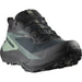 Salomon Men's GENESIS GORE-TEX Trail Running Shoes in black & agave green, front angled view