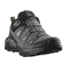 Salomon Men's X Ultra 360 Leather Gore-Tex in sharkskin & Castlerock, front view