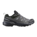 Salomon Men's X Ultra 360 Leather Gore-Tex in sharkskin & Castlerock, side view
