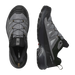 Salomon Men's X Ultra 360 Leather Gore-Tex in sharkskin & Castlerock, top view