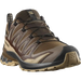 Salomon Men's XA Pro 3D V9 Gore-Tex Running Shoes in dark earth & desert tan, front view