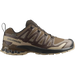 Salomon Men's XA Pro 3D V9 Gore-Tex Running Shoes in dark earth & desert tan, side view