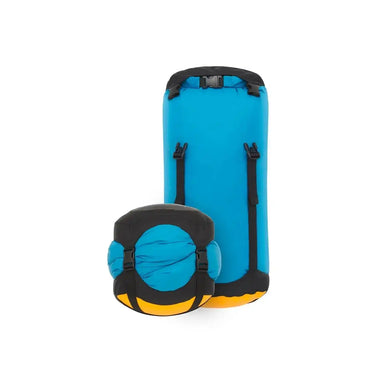 Sea to Summit Evac Compression Dry Bag, 13L, Turkish Tile Blue, front view 