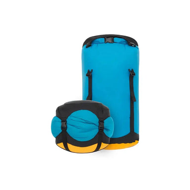 Sea to Summit Evac Compression Dry Bag, 20L, Turkish Tile Blue, front view