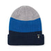 Smartwool Cantar Colorblock Beanie, Laguna Blue, front view 