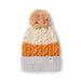 smartwool isto retro beanie in marmalade front flat view