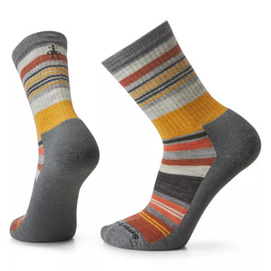 Smartwool Everyday Joviansphere Crew Socks shown in the Medium Gray color option.