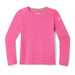 Smartwool K's Classic Thermal Merino Base Layer Crew, Power Pink, front view 