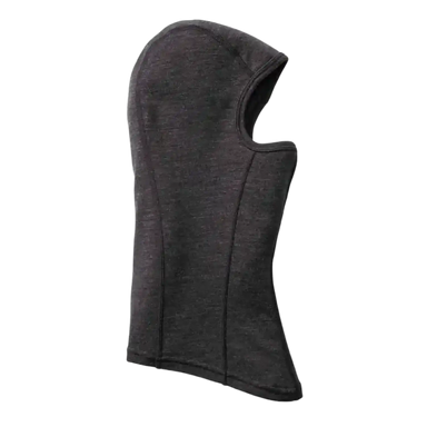 Smartwool Kid's Thermal Merino Balaclava in Charcoal, view of balaclava flat