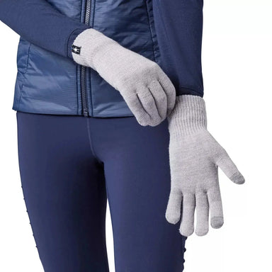 Smartwool Liner Glove, Light Grey Heather, view on model