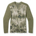 Smartwool M's Classic Thermal Merino Base Layer Crew, Winter Moss Forest, front view 