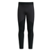 smartwool mens active fleece wind pant in black front flat view