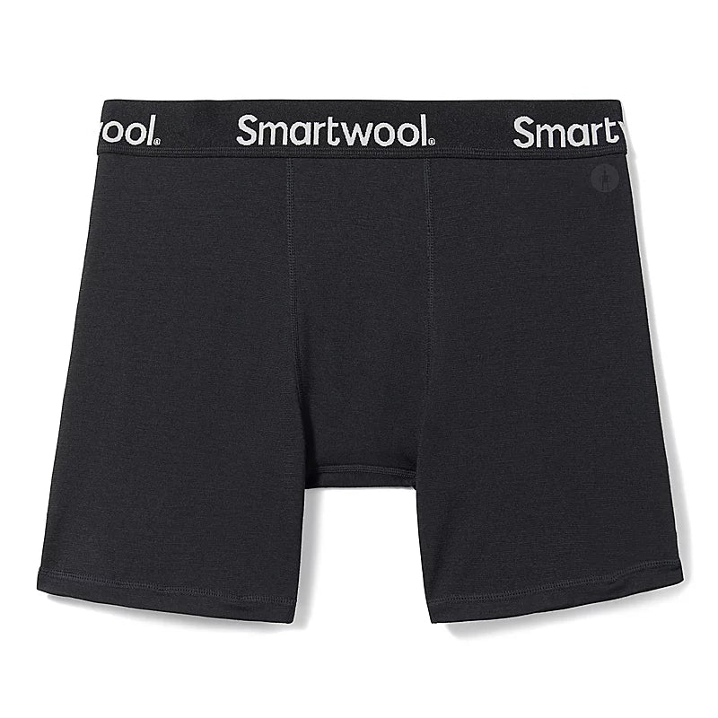Smartwool M's Boxer Brief Black Flat Front