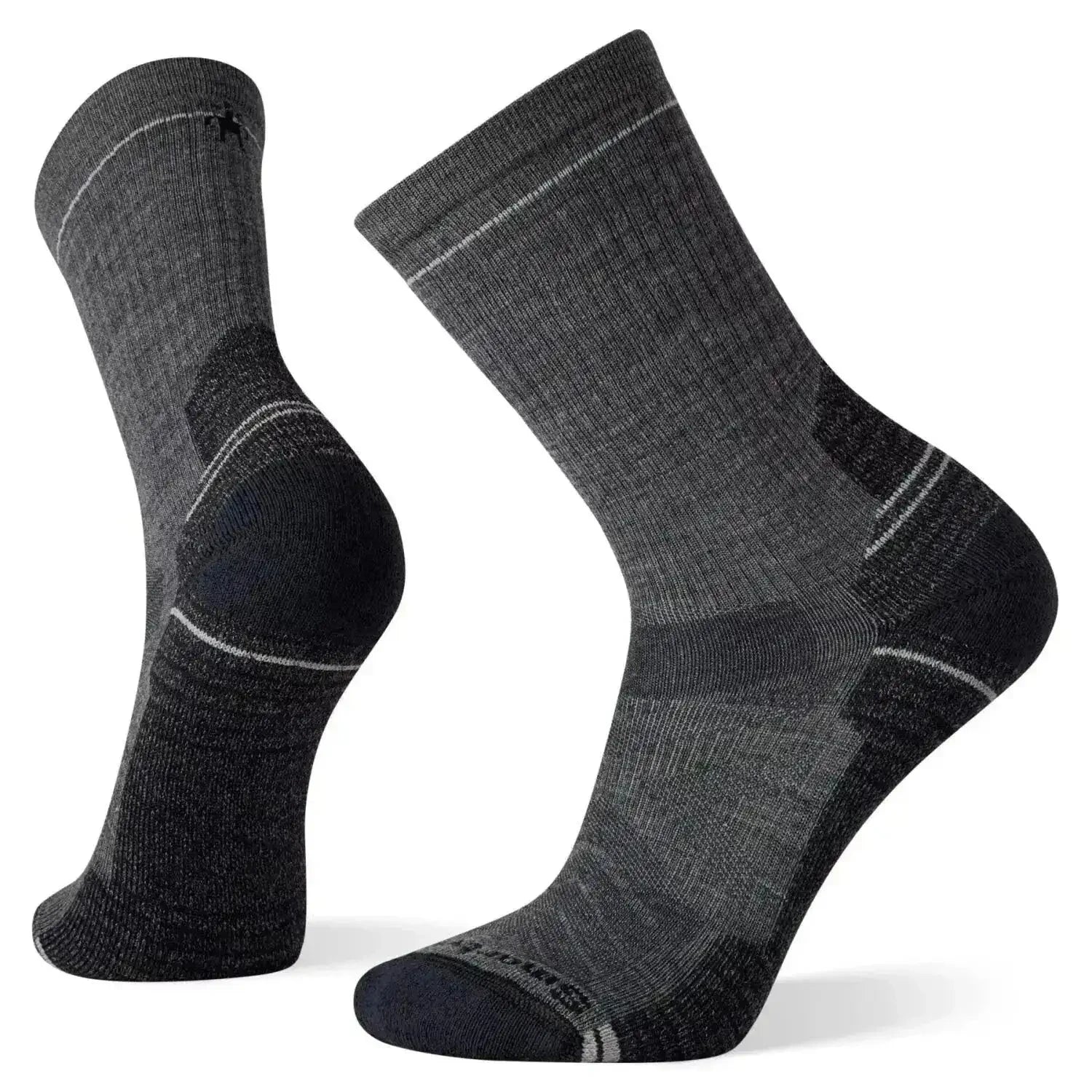 Smartwool Men's Hike Light Cushion Crew Socks shown in the Medium Gray color option