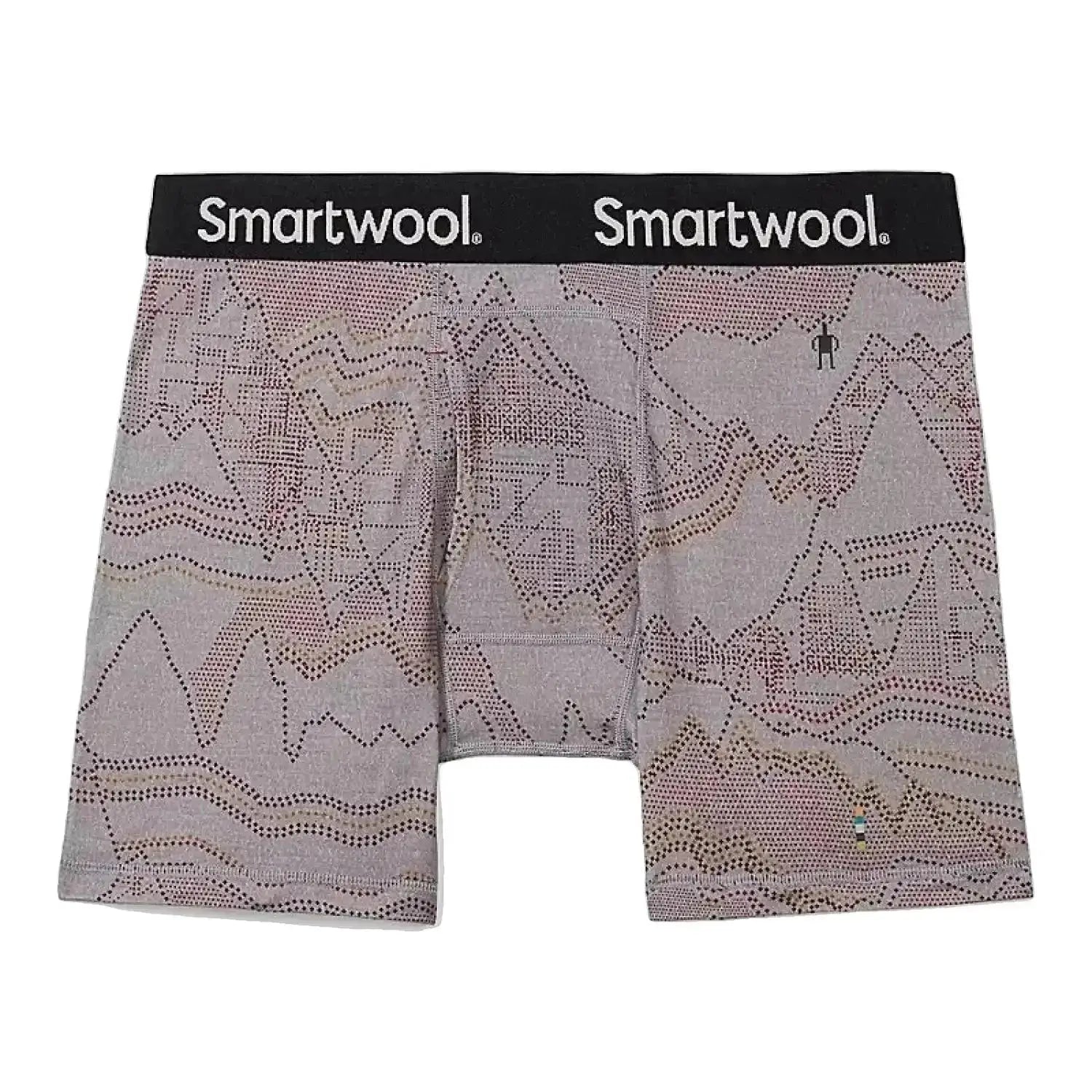 Smartwool Merino Print Boxer Brief Front View