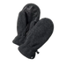 Smartwool Second Cut™ Fleece Mitten in Charcoal, front and back view flat