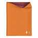 smartwool thermal merino reversible neck gaiter in marmalade - currant front flat view