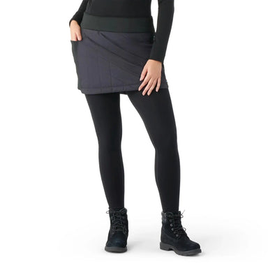 Smartwool W's Smartloft Skirt, Black, front view on model