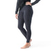 Smartwool Women's Classic Thermal Merino Base Layer Bottom Charcoal Heather Model Front View