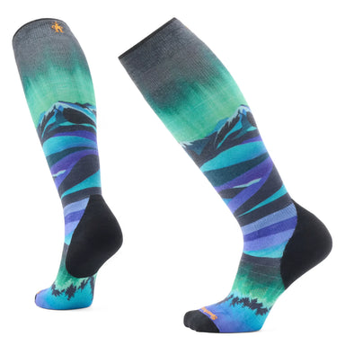 smartwool womens ski compression print over the calf socks 